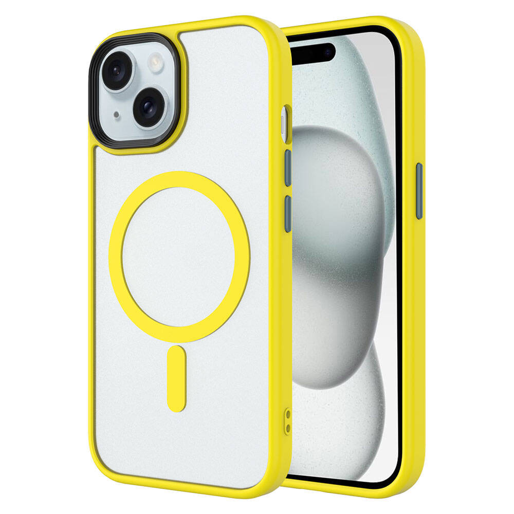 Cepax Matte Magsafe iPhone 15 Pro Mat Arka Yüzey Kablosuz Şarj Özellikli Telefon Kılıfı - 8 Cepax Matte Magsafe iPhone 15 Pro Mat Arka Yüzey Kablosuz Şarj Özellikli Telefon Kılıfı - 8